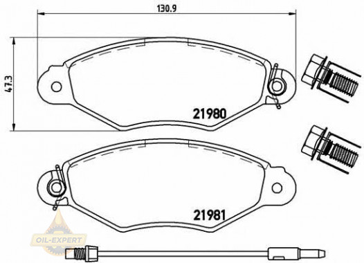 Brembo Колодки тормозные дисковые BREMBO P 56 038 - Картинка 1