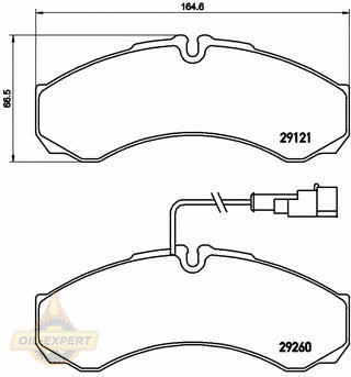 Brembo Колодки тормозные дисковые BREMBO P 56 069 - Картинка 2