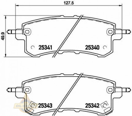 Brembo Колодки тормозные дисковые BREMBO P 56 082 - Картинка 1