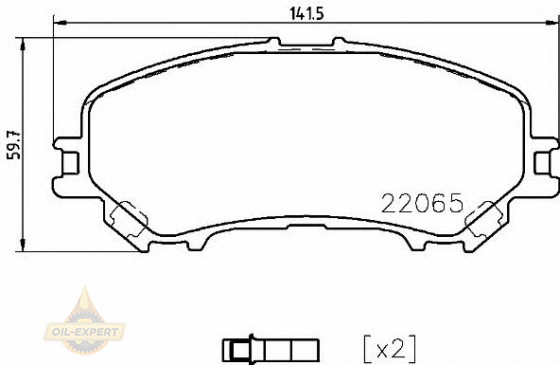 Brembo Колодки тормозные дисковые BREMBO P 56 099 - Картинка 1