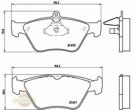Brembo Колодки тормозные дисковые BREMBO P 59 019 - Картинка 1