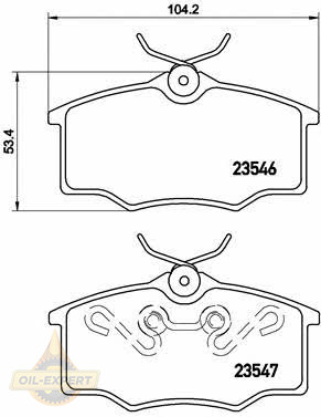 Brembo Колодки тормозные дисковые BREMBO P 59 034 - Картинка 1