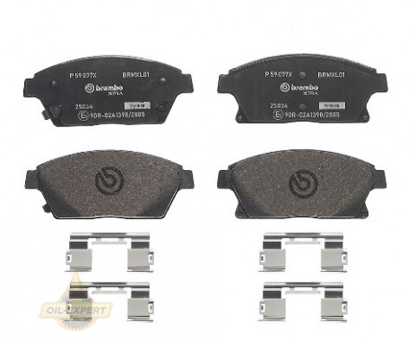 Brembo Колодки дискові гальмівні BREMBO P 590 77X - Заображення 2