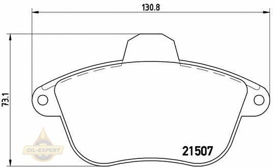 Brembo Колодки тормозные дисковые BREMBO P 61 048 - Картинка 1