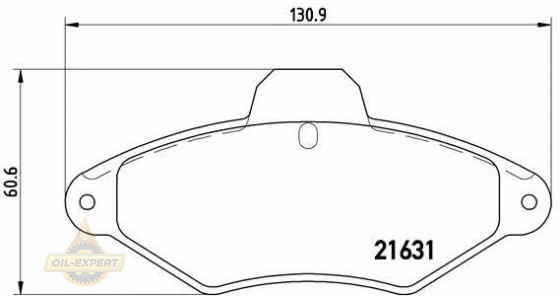 Brembo Колодки тормозные дисковые BREMBO P 61 052 - Картинка 1