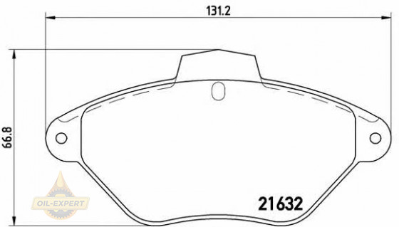 Brembo Колодки тормозные дисковые BREMBO P 61 053 - Картинка 1