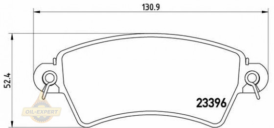Brembo Колодки тормозные дисковые BREMBO P 61 065 - Картинка 1