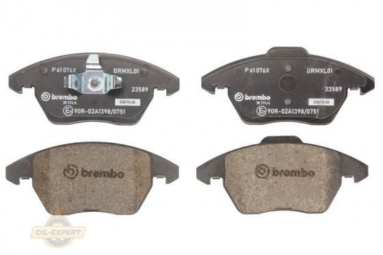 Brembo Колодки тормозные дисковые BREMBO P 61 076X - Картинка 1