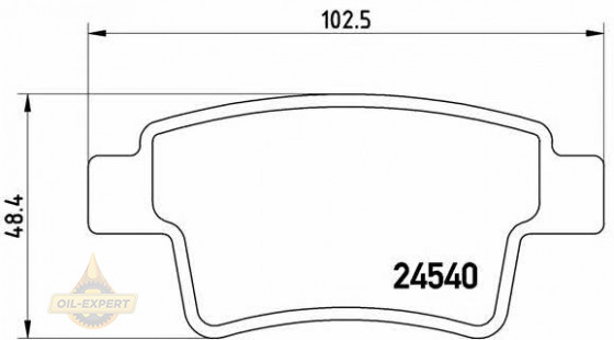 Brembo Колодки тормозные дисковые BREMBO P 61 085 - Картинка 1