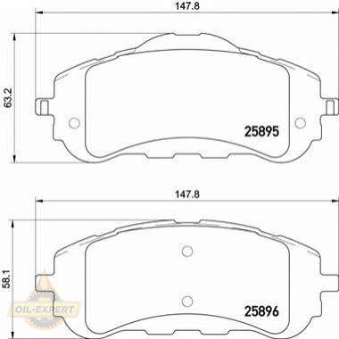 Brembo Колодки дискові гальмівні BREMBO P 61 120 - Заображення 1