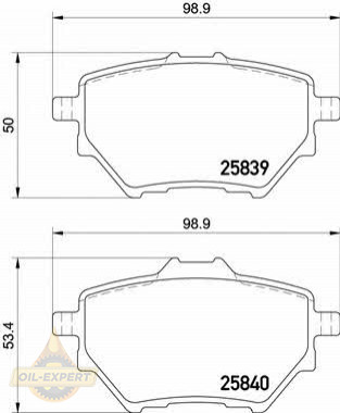 Brembo Колодки тормозные дисковые BREMBO P 61 122 - Картинка 1