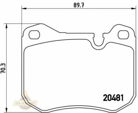 Brembo Колодки тормозные дисковые BREMBO P 65 002 - Картинка 1
