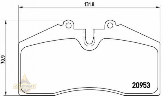 Brembo Колодки дискові гальмові BREMBO P 65 005 - Заображення 1