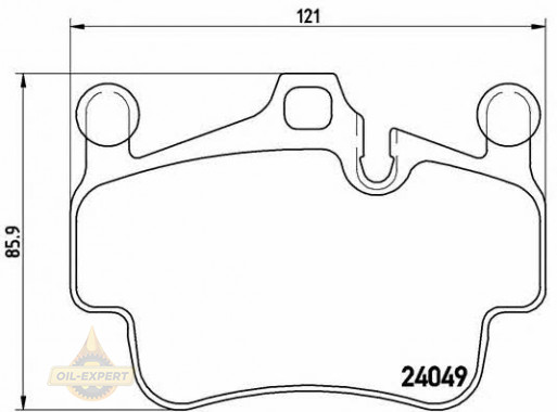 Brembo Колодки тормозные дисковые BREMBO P 65 015 - Картинка 1