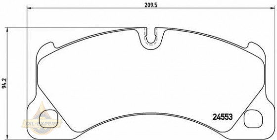Brembo Колодки тормозные дисковые BREMBO P 65 017 - Картинка 1