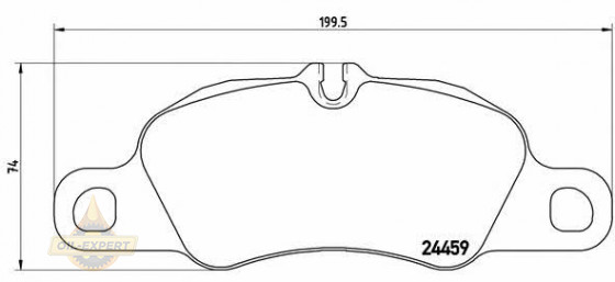 Brembo Колодки тормозные дисковые BREMBO P 65 018 - Картинка 2