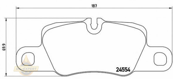 Brembo Колодки тормозные дисковые BREMBO P 65 020 - Картинка 2