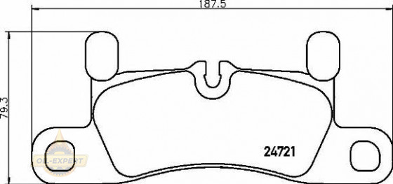 Brembo Колодки тормозные дисковые BREMBO P 65 030 - Картинка 1