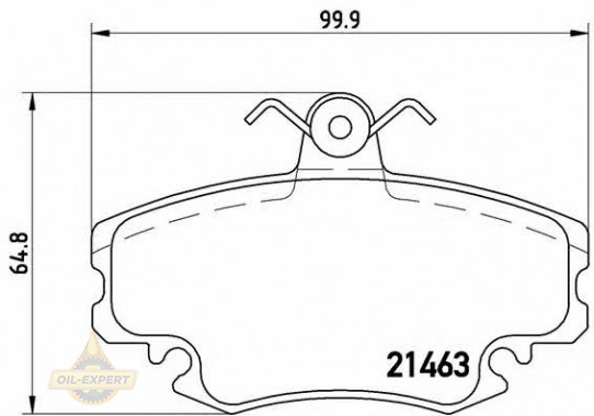 Brembo Колодки тормозные дисковые BREMBO P 68 008 - Картинка 1