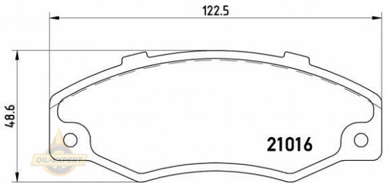 Brembo Колодки тормозные дисковые BREMBO P 68 016 - Картинка 1