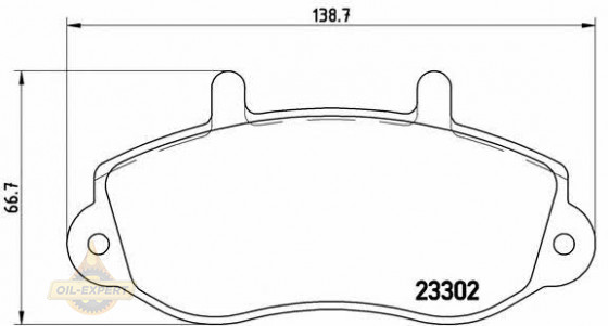 Brembo Колодки тормозные дисковые BREMBO P 68 025 - Картинка 1