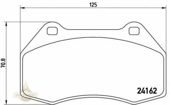 Brembo Колодки дискові гальмівні BREMBO P 68 036 - Заображення 1