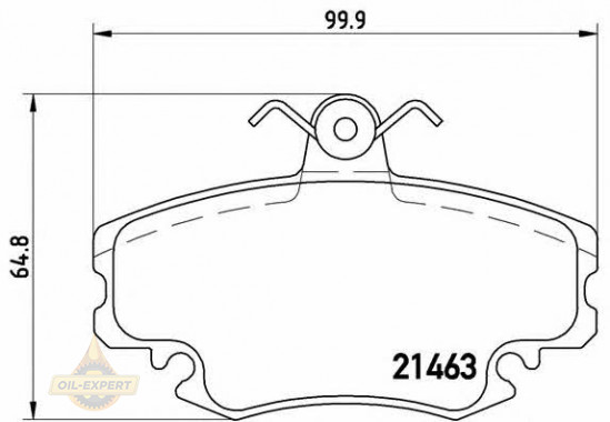 Brembo Колодки тормозные дисковые BREMBO P 68 038 - Картинка 1