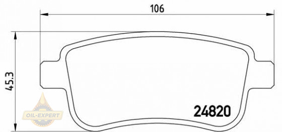 Brembo Колодки тормозные дисковые BREMBO P 68 054 - Картинка 2