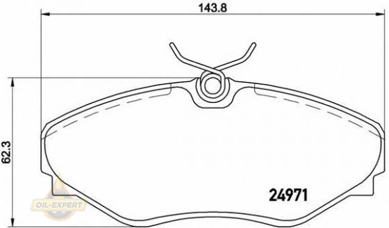Brembo Колодки тормозные дисковые BREMBO P 68 055 - Картинка 1