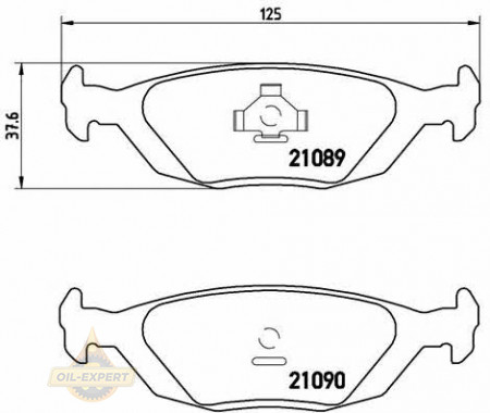 Brembo Колодки дискові гальмівні BREMBO P 71 003 - Заображення 1