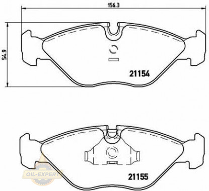 Brembo Колодки тормозные дисковые BREMBO P 71 005 - Картинка 1