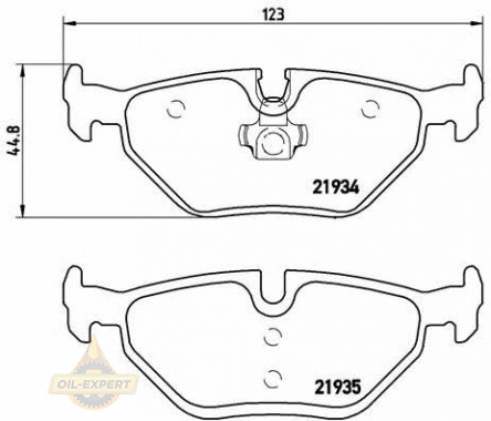 Brembo Колодки тормозные дисковые BREMBO P 71 006 - Картинка 1