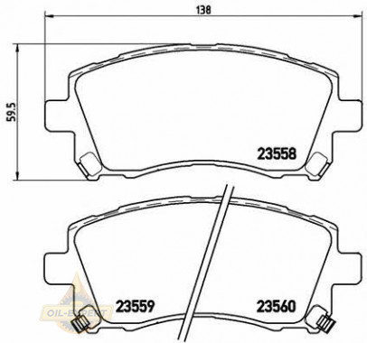 Brembo Колодки тормозные дисковые BREMBO P 78 010 - Картинка 1