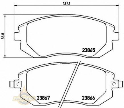 Brembo Колодки тормозные дисковые BREMBO P 78 013 - Картинка 2