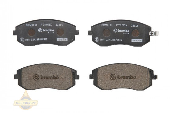 Brembo Колодки тормозные дисковые BREMBO P 78 013X - Картинка 1