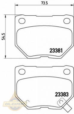 Brembo Колодки гальмівні дискові BREMBO P 78016 - Заображення 1