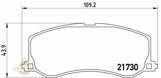 Brembo Колодки тормозные дисковые BREMBO P 79 004 - Картинка 1