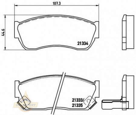 Brembo Колодки дискові гальмівні BREMBO P 79 005 - Заображення 1