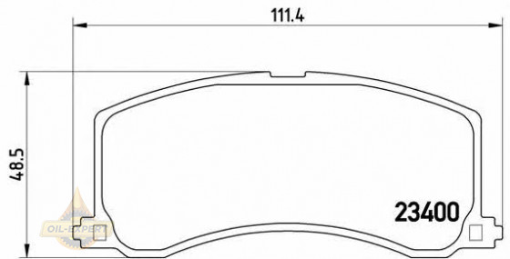 Brembo Колодки тормозные дисковые BREMBO P 79 010 - Картинка 1