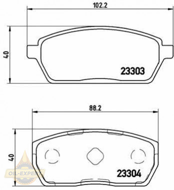 Brembo Колодки тормозные дисковые BREMBO P 79 017 - Картинка 1