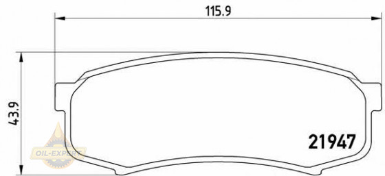 Brembo Колодки дискові гальмівні BREMBO P 83 024 - Заображення 2