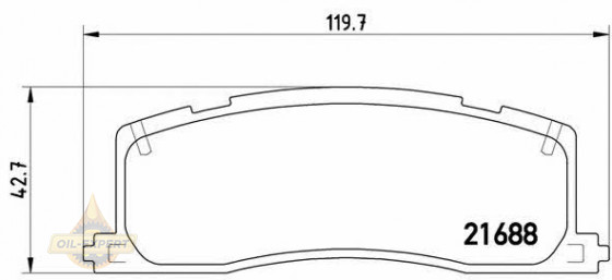 Brembo Колодки тормозные дисковые BREMBO P 83 030 - Картинка 1