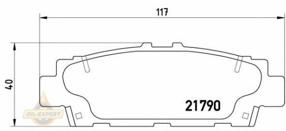 Brembo Колодки тормозные дисковые BREMBO P 83 032 - Картинка 1