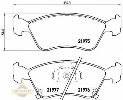 Brembo Колодки тормозные дисковые BREMBO P 83 041 - Картинка 1