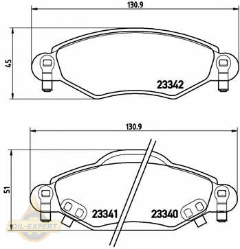 Brembo Колодки тормозные дисковые BREMBO P 83 053 - Картинка 1