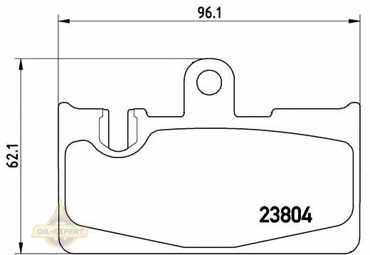 Brembo Колодки дискові гальмівні BREMBO P 83 059 - Заображення 1