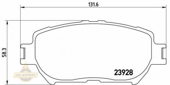 Brembo Колодки тормозные дисковые BREMBO P 83 062 - Картинка 1