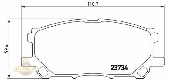 Brembo Колодки тормозные дисковые BREMBO P 83 067 - Картинка 1
