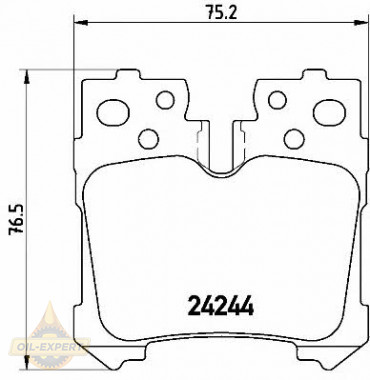 Brembo Колодки тормозные дисковые BREMBO P 83 076 - Картинка 1