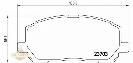 Brembo Колодки тормозные дисковые BREMBO P 83 078 - Картинка 1